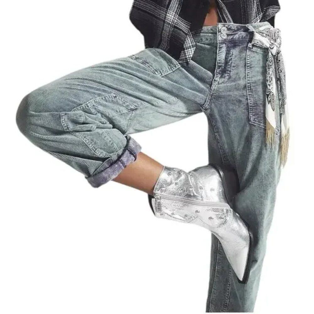 Anthro-Pilcro & the Letterpress The Wanderer Corduroy Cargo Pants Sz 31